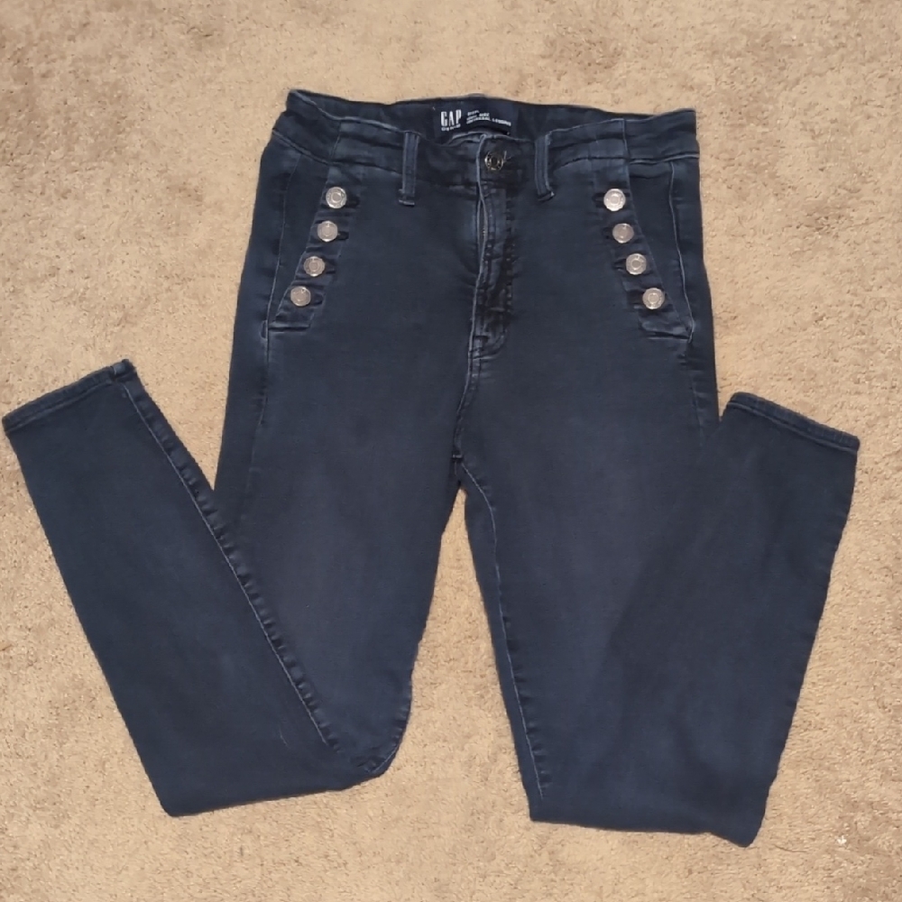 GAP Women's Dark Blue Skinny Jeans